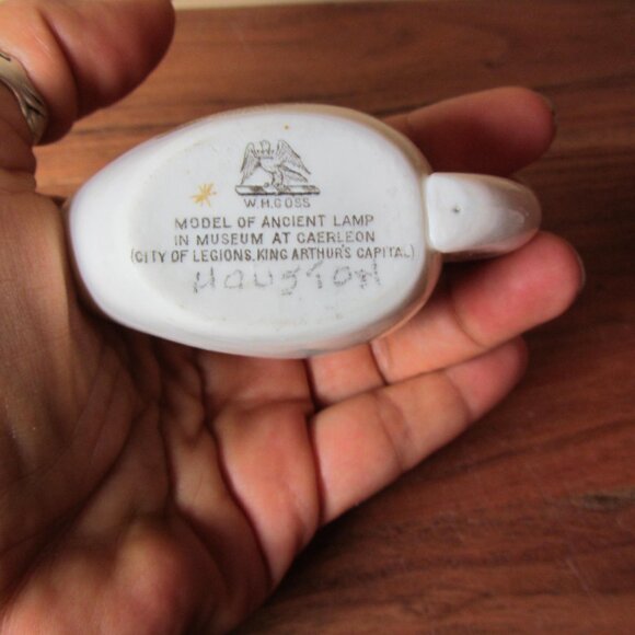 W.H. Goss crested heraldry china vintage Gibraltar (GC082 Grace) - Picture 5 of 6